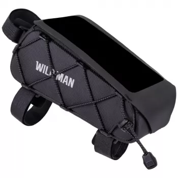 WILDMAN GX100 Dviračio rėmo krepšys - juodas