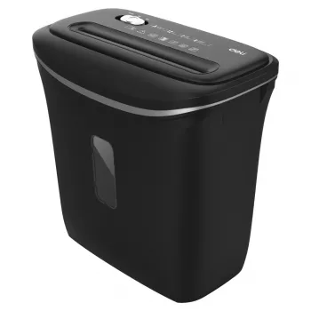 Deli E9945 kryžminio pjovimo popieriaus smulkintuvas, 10 lapų, 20 l, P-4