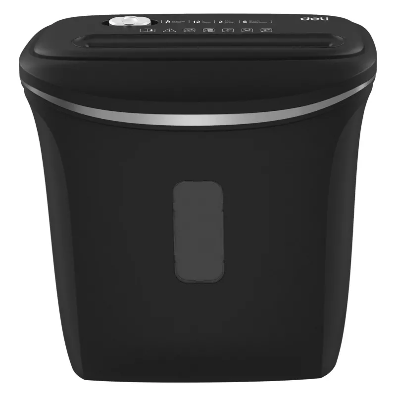 Deli E9945 kryžminio pjovimo popieriaus smulkintuvas, 10 lapų, 20 l, P-4