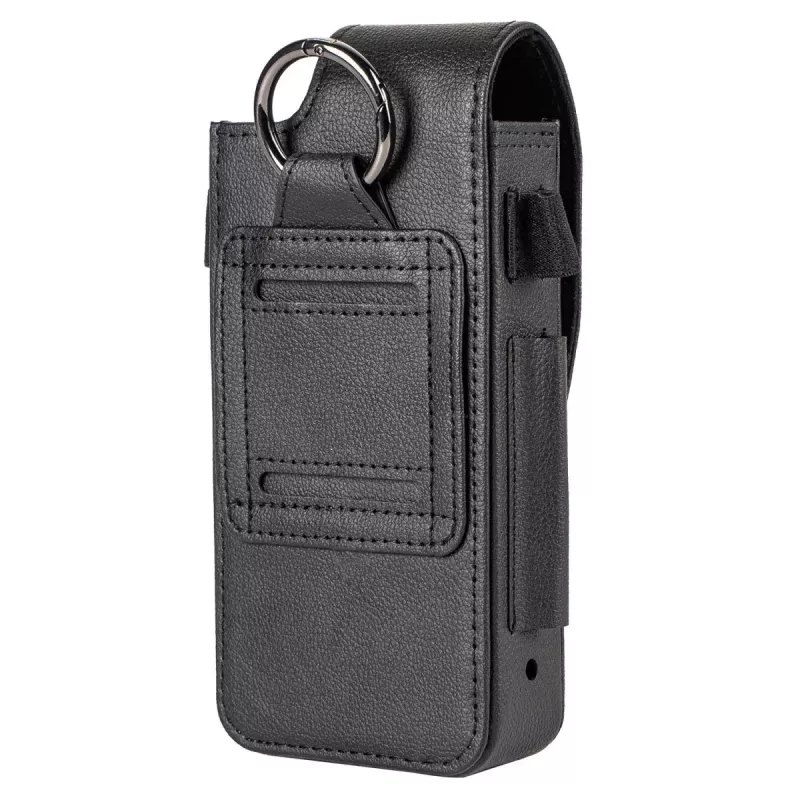 Ulefone Armor 26 Ultra Premium PU Leather Flip Wallet Case su kortelių kišenėmis ir atraminiu stoveliu - juoda