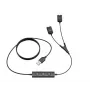 Yealink USB/QD Trainer Cable, skirtas YHS serijai (USB į QD) - juoda