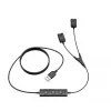 Yealink USB/QD Trainer Cable, skirtas YHS serijai (USB į QD) - juoda