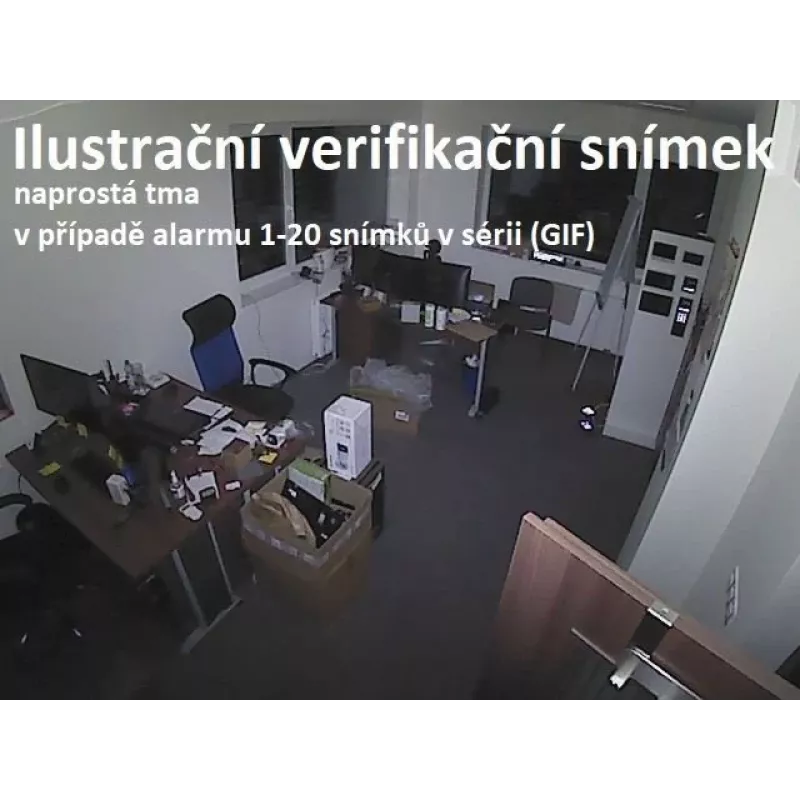 Hikvision DS-PDPC12PF-EG2-WE Black AX PRO PIR kameros detektorius su balta šviesa