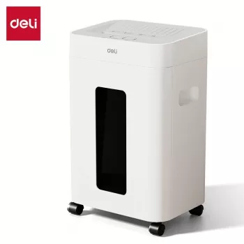 Deli ET058 kryžminio pjovimo popieriaus smulkintuvas, 6 lapai, P-4, 10 L