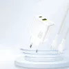 Dudao A26TEU GaN 25W USB-C USB-A sieninis įkroviklis baltas