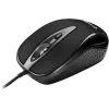 YENKEE YMS 1025 BK QUITO USB laidinė pelė, optinė, 1000 DPI, 4 mygtukai, juoda