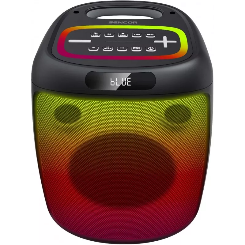 SENCOR Partycon BASE nešiojamas Bluetooth garsiakalbis 100W, IPX4, TWS, LED