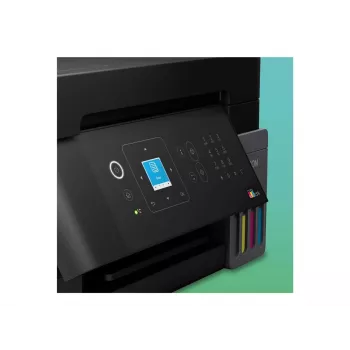 Epson L5390 Daugiafunkcis rašalinis spausdintuvas su nuolatiniu rašalu - Spalvotas - A4 - 33 ppm - Faksas - „Wi-Fi“ - LAN - ADF 30 lapų - Juodas