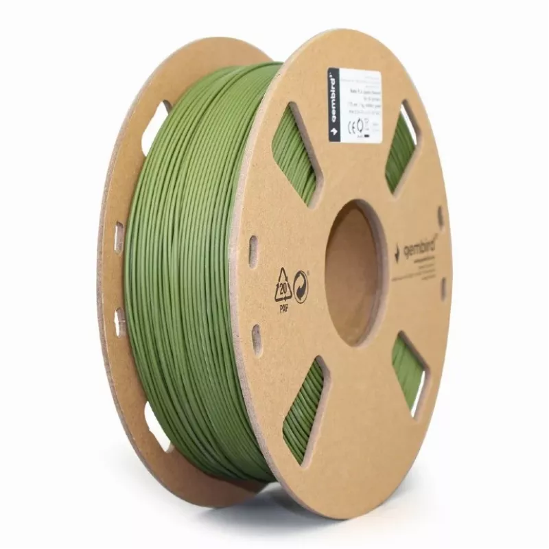 Gembird Matte Military Green PLA Filament 1.75 mm 1 kg 340 m