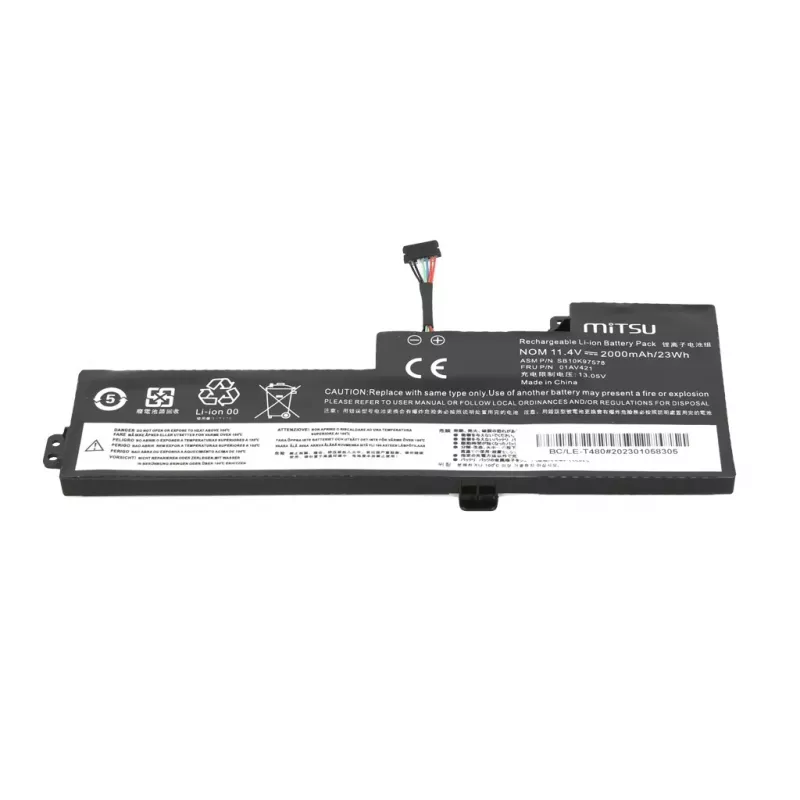MITSU akumuliatorius, skirtas Lenovo T470 T480 A475 A485 01AVA19