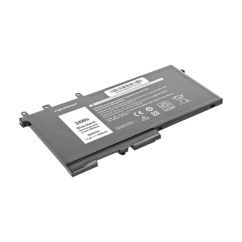 MITSU Battery 3DDDG, skirta Dell Latitude 5280 5480 5495 5580 - 3000 mAh (34 Wh)