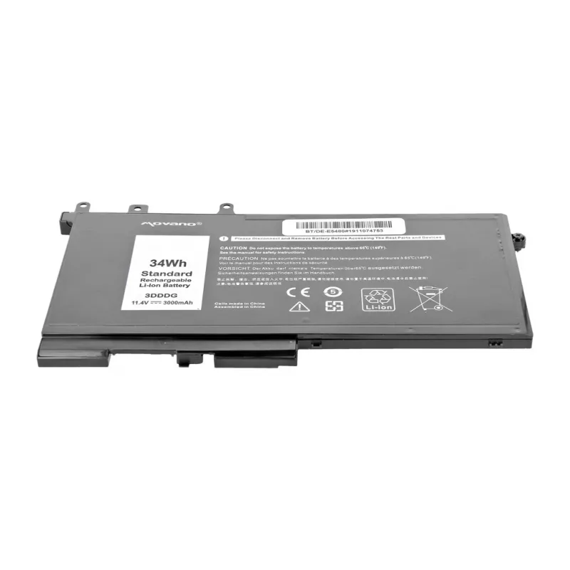 MITSU Battery 3DDDG, skirta Dell Latitude 5280 5480 5495 5580 - 3000 mAh (34 Wh)