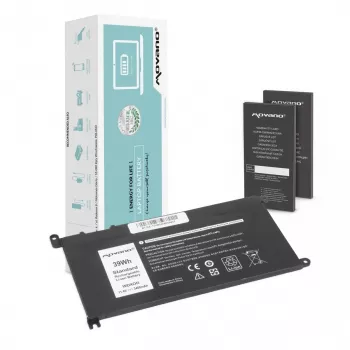 MITSU Battery WDX0R P75F P62F P66F T2JX4 WDXOR, skirta Dell - 3400 mAh (39 Wh)