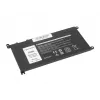 MITSU Battery WDX0R P75F P62F P66F T2JX4 WDXOR, skirta Dell - 3400 mAh (39 Wh)