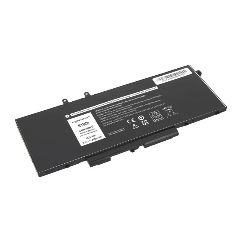 MITSU Battery 4GVMP, skirta Dell Latitude 5400 5500 - 8000 mAh (61 Wh)