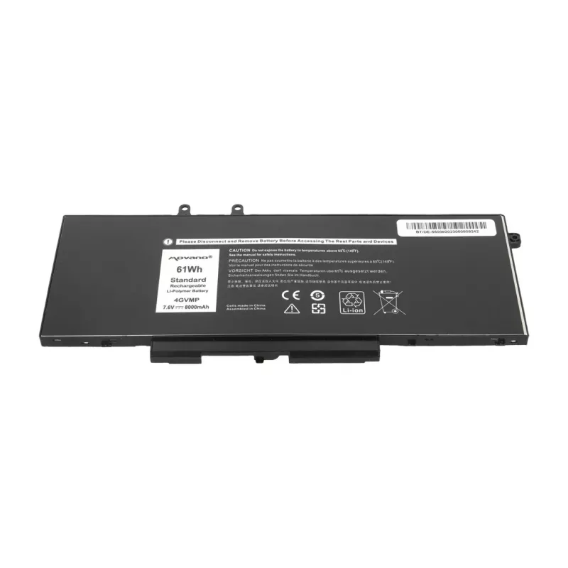MITSU Battery 4GVMP, skirta Dell Latitude 5400 5500 - 8000 mAh (61 Wh)
