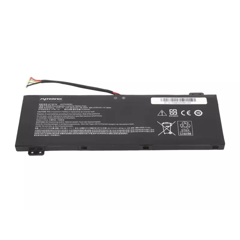 MITSU baterija AP18E7M, skirta Acer Nitro 5 AN515-54 AN517-51
