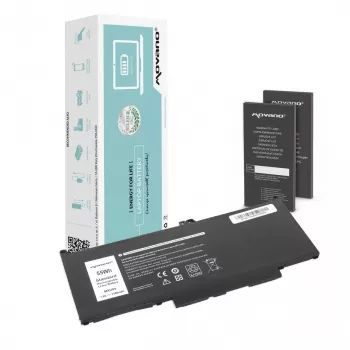 MITSU Battery MXV9V, skirta Dell Latitude 5300 5310 7300 7400 - 7200 mAh (55 Wh)