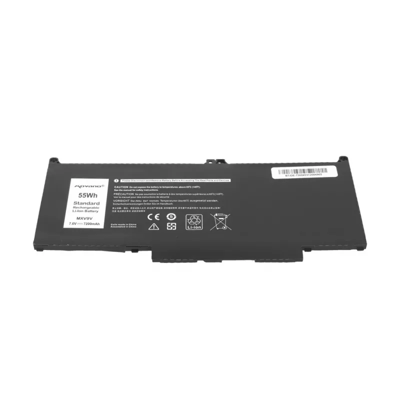 MITSU Battery MXV9V, skirta Dell Latitude 5300 5310 7300 7400 - 7200 mAh (55 Wh)