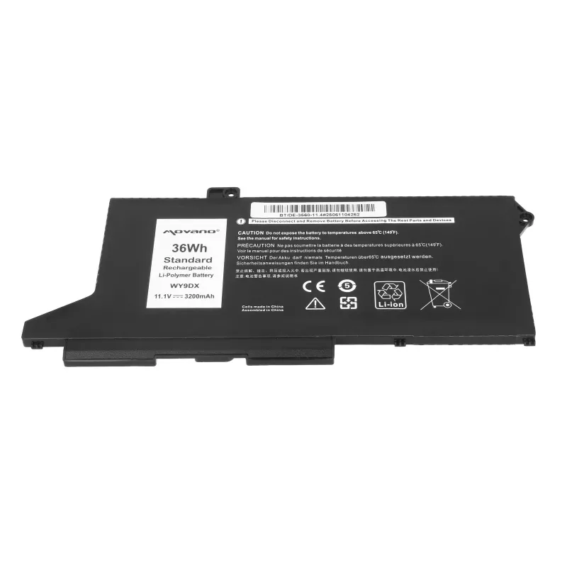 MITSU Battery WY9DX, skirta Dell Latitude 5520 5420 Precision 3560 - 3200 mAh (36 Wh)