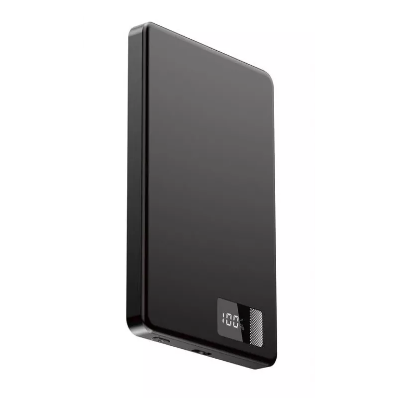 GEMBIRD PB05-WPC15M-LCD-01 belaidis magnetinis power bank 5000mAh 15W LCD juodas