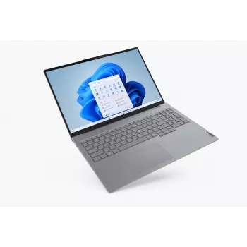 LENOVO ThinkBook 16 G8 nešiojamas kompiuteris, Intel Core Ultra 7 255H, 16GB RAM, 512GB SSD, 16.0 inch WUXGA, Arctic Grey, Windows 11 Pro, 3 metų garantija + CO2 kompensavimas