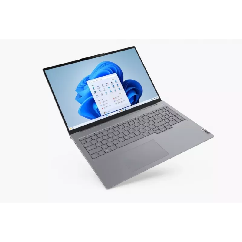 LENOVO ThinkBook 16 G8 nešiojamas kompiuteris, Intel Core Ultra 7 255H, 16GB RAM, 512GB SSD, 16.0 inch WUXGA, Arctic Grey, Windows 11 Pro, 3 metų garantija + CO2 kompensavimas