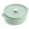Ketaus emaliuotas puodas KitchenAid 26 cm, pistacijų