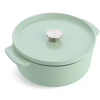 Ketaus emaliuotas puodas KitchenAid 26 cm, pistacijų