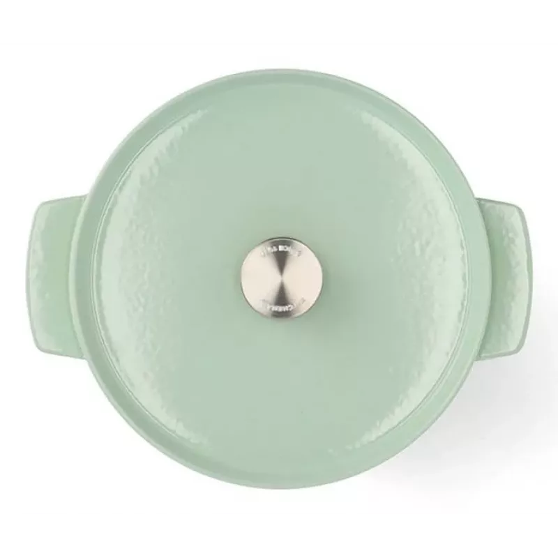 Ketaus emaliuotas puodas KitchenAid 26 cm, pistacijų