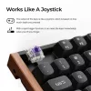 Keychron K8H-F1 75% Magnetinė Wood Black žaidimų klaviatūra