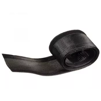 MACLEAN Cable Wire Organiser 1.8m 85mm MCTV-675 Black