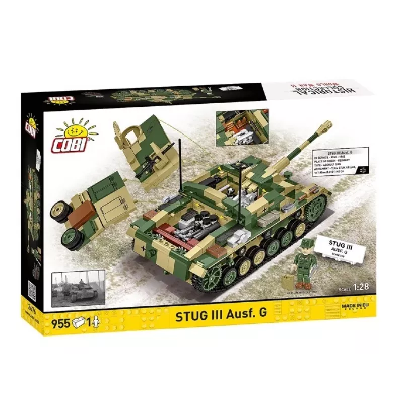 COBI KLOCKI StuG III Ausf. G Konstrukcinis rinkinys - 955 dalys