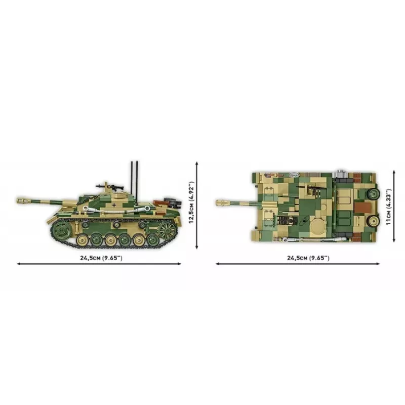 COBI KLOCKI StuG III Ausf. G Konstrukcinis rinkinys - 955 dalys