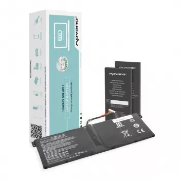 MITSU Battery AC14B3K AC14B7K AC14B8K, skirta Acer E3-111 - 3600 mAh (55 Wh)