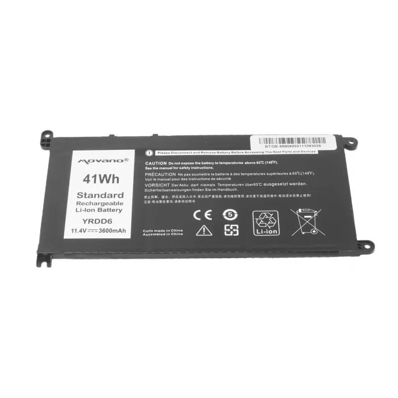 MITSU Battery YRDD6, skirta Dell Inspiron 14 5481 5590 - 3600 mAh (41 Wh)