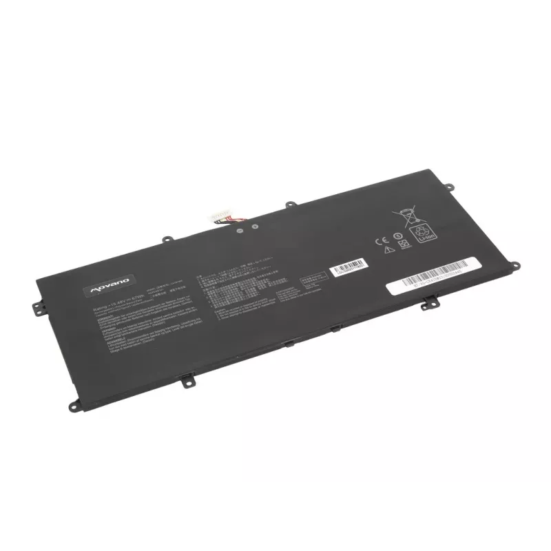 ASUS ZenBook UX325JA, UX325EA, UX363EA, UM425IA, UX425JA baterija (11,55 V, 4240 mAh, 50 Wh, 3 elementai, Li-Polimeras, juoda)