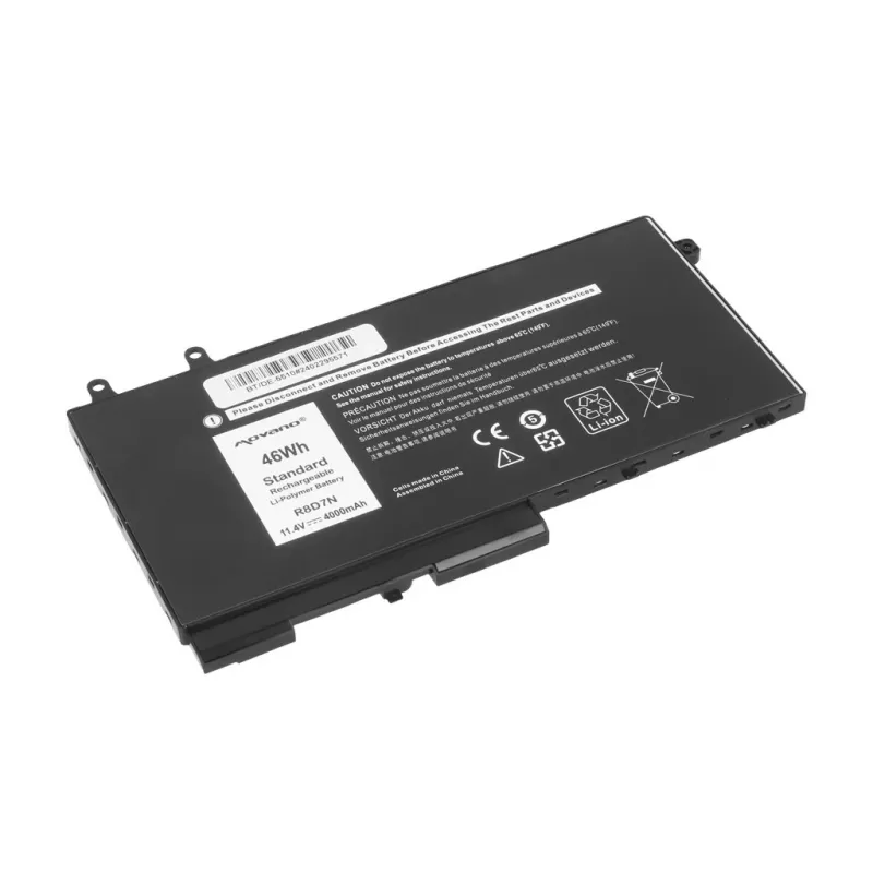 MITSU Battery R8D7N, skirta Dell Latitude 5410 5411 5500 Precision 3541 3550 - 4000 mAh (46 Wh)