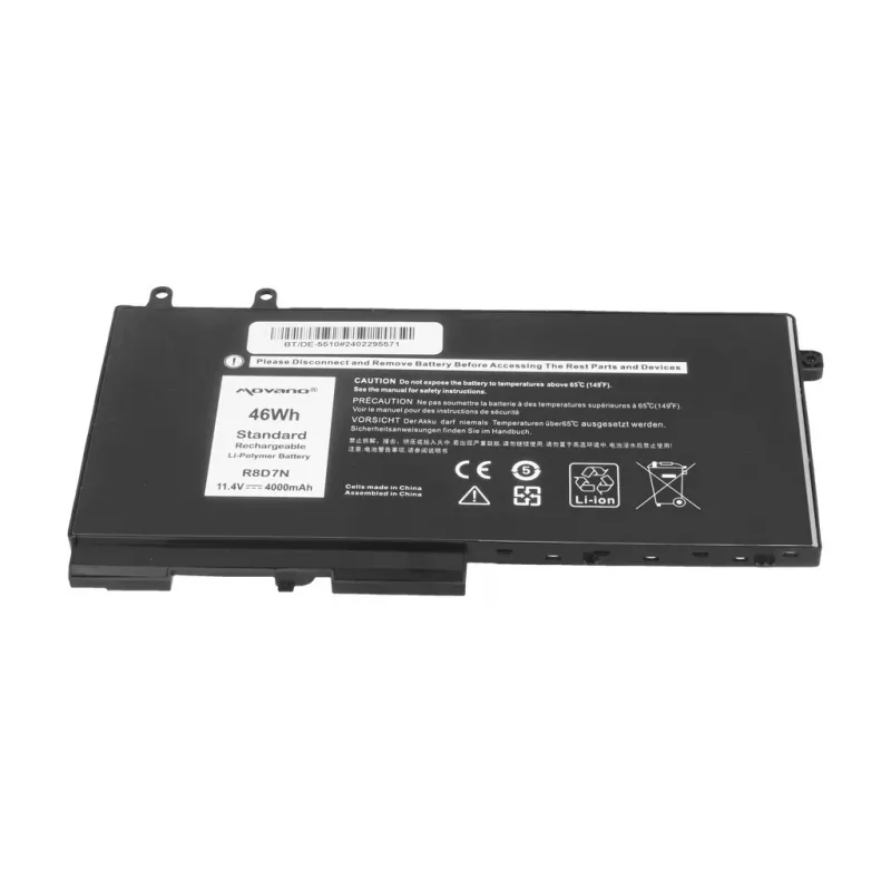 MITSU Battery R8D7N, skirta Dell Latitude 5410 5411 5500 Precision 3541 3550 - 4000 mAh (46 Wh)