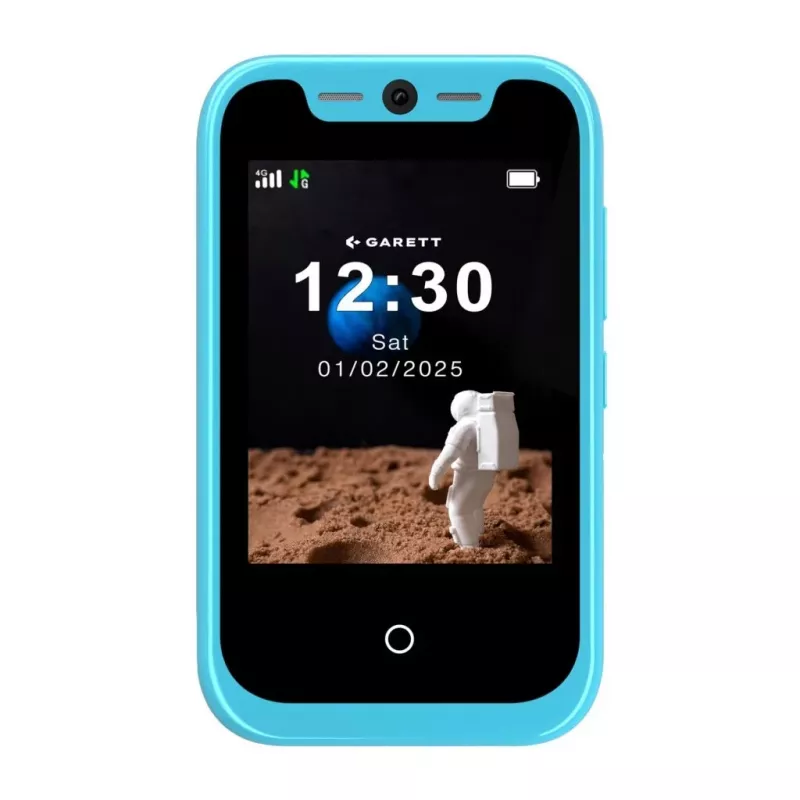 Garett OneKid Phone Niebieski – Vaikų išmanusis laikrodis su GPS, SOS, IP67, mėlynas