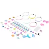 LEAN TOYS DIY kūrybinis rinkinys jūros kriauklių undinės plaukų juostoms gaminti