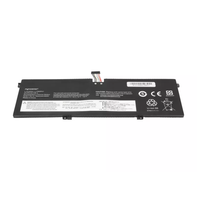 MOVANO baterija L17C4PH1, skirta Lenovo Yoga C930-13IKB - 7600 mAh (58 Wh)