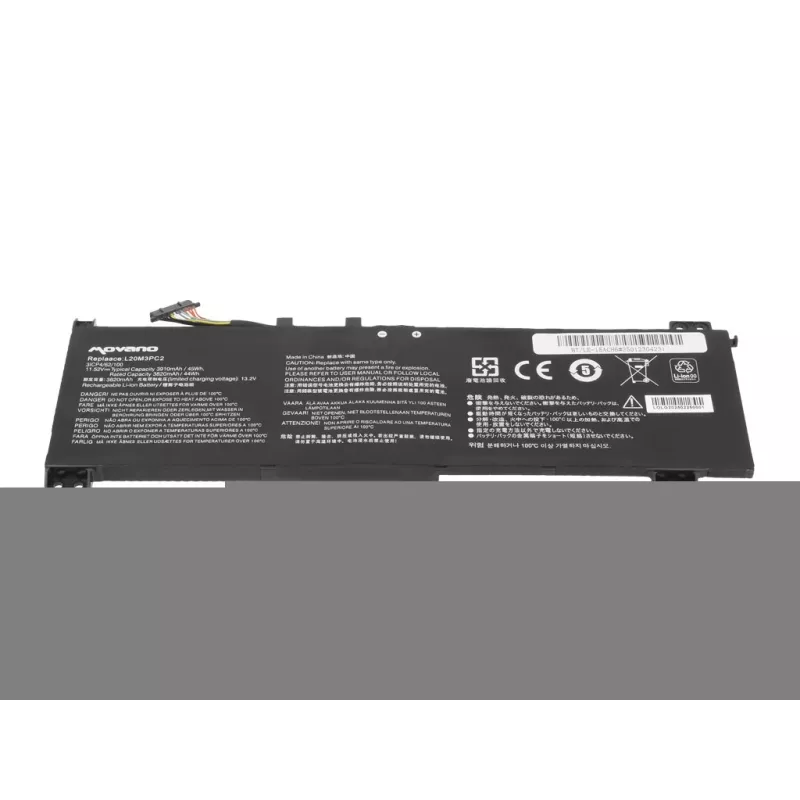 MOVANO Battery L20C3PC2 L20M3PC2 L20L3PC2, skirta Lenovo IdeaPad Gaming 3 15ACH6 15IHU6 - 3750 mAh (43 Wh)