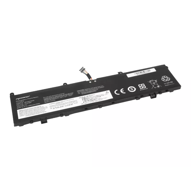 MOVANO akumuliatorius L17C4P72 L17M4P72, skirtas Lenovo ThinkPad P1 X1 Extreme 1st 2nd Gen 01AY969 - 4960 mAh (76 Wh)