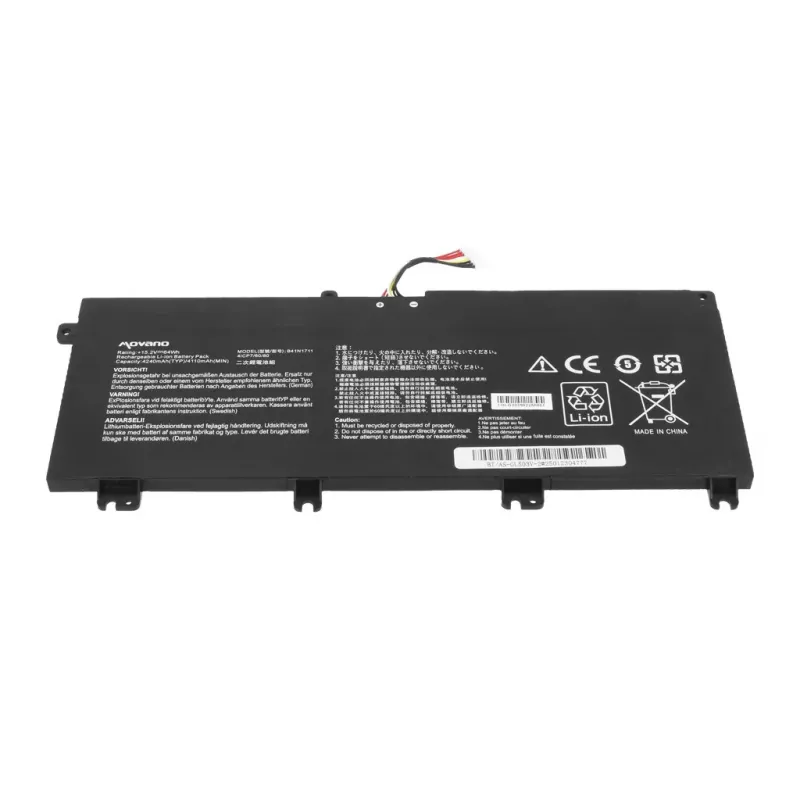 MOVANO baterija B41N1711, skirta Asus ROG Strix GL703VD GL503VM GL503VD FX503VM - 4240 mAh (64 Wh)