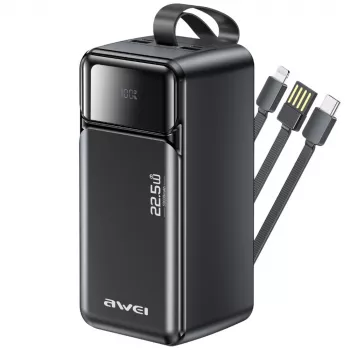 AWEI PA-107 Power Bank 50000mAh 22.5W PD 3xUSB Juoda