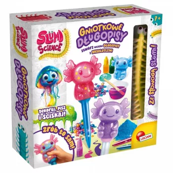 LISCIANI Slumi Squishy Pens - Įvairūs naujoviški tušinukai su streso malšinimo antgaliu, juodas rašalas, 0,7 mm vidutinis smaigalys, 1 vnt. pakuotė