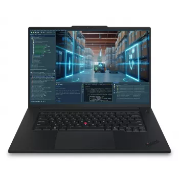 Lenovo ThinkPad P1 Gen 9 21UE000LGE mobili darbo stotis, 16 colių WUXGA IPS, Intel Core Ultra 7 356H, 32GB LPDDR5x, 1TB SSD, NVIDIA RTX PRO 1000 Blackwell 8GB, Windows 11 Pro, vokiška klaviatūra