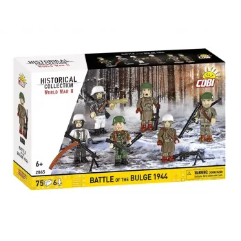 COBI Small Army Battle of the Bulge 1944 statybiniai blokeliai, 75 vnt., 1 JAV kareivio figūrėlė