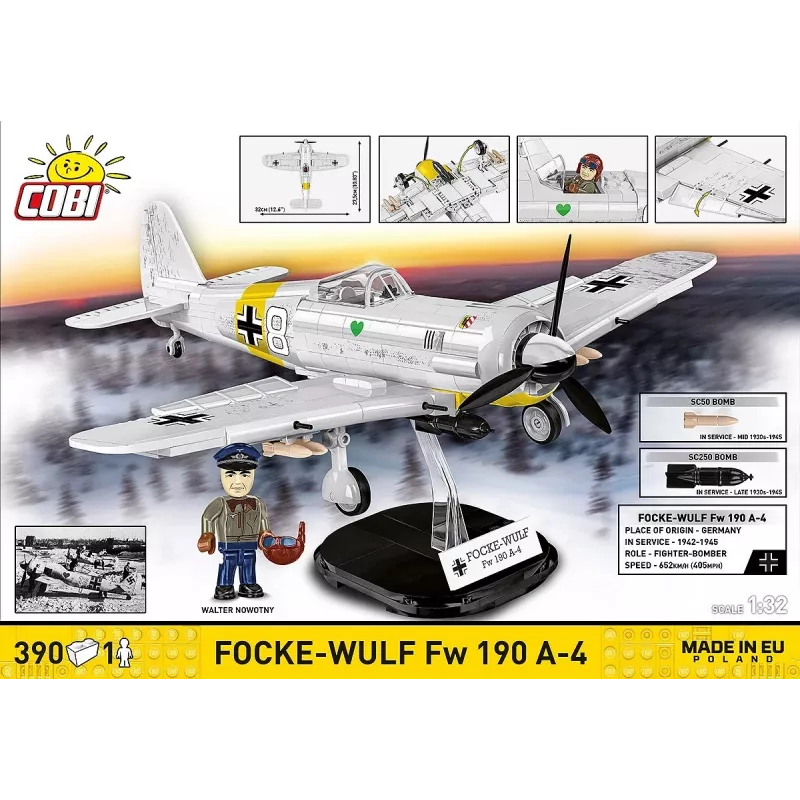 COBI Focke-Wulf Fw 190 A-4 Konstrukciniai blokeliai